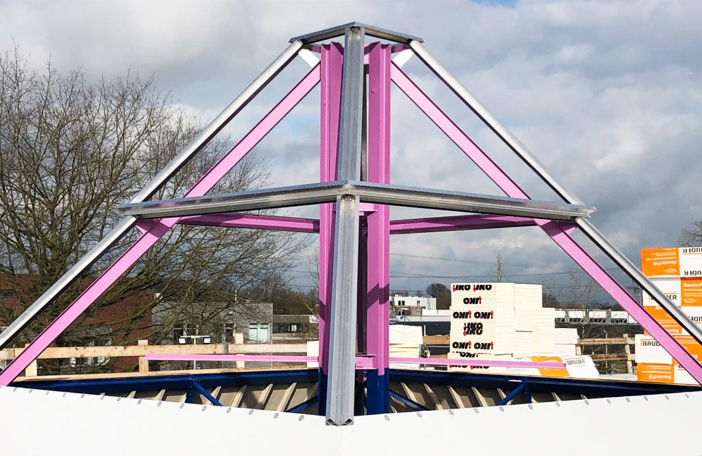 parapluconstructie Lidl Karregat Eindhoven © Dusol Vastgoedonderhoud