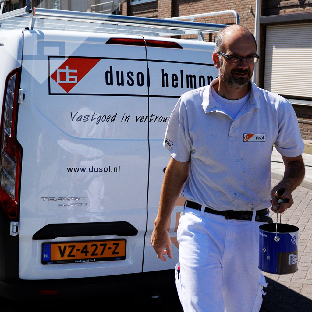 Schilder bij Dusol
