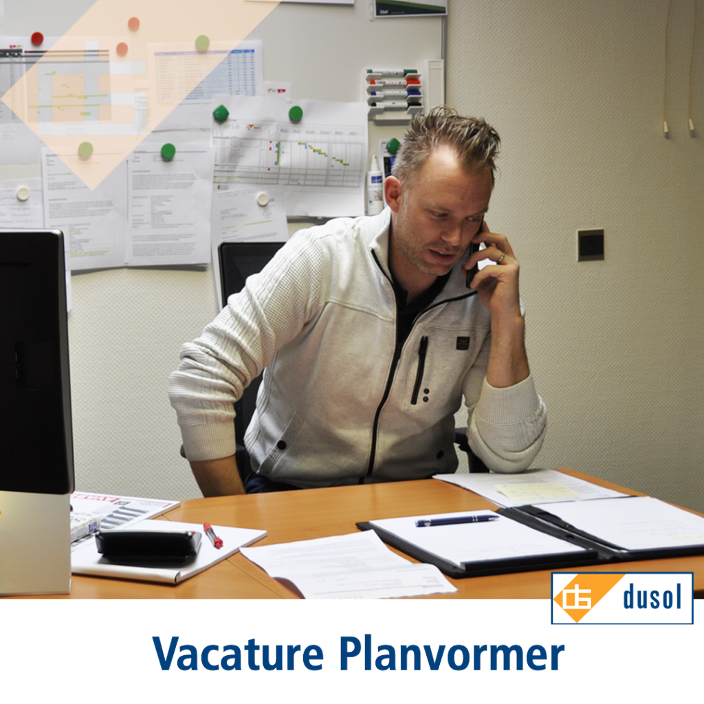 Vacature Planvormer bij Dusol Vastgoedonderhoud