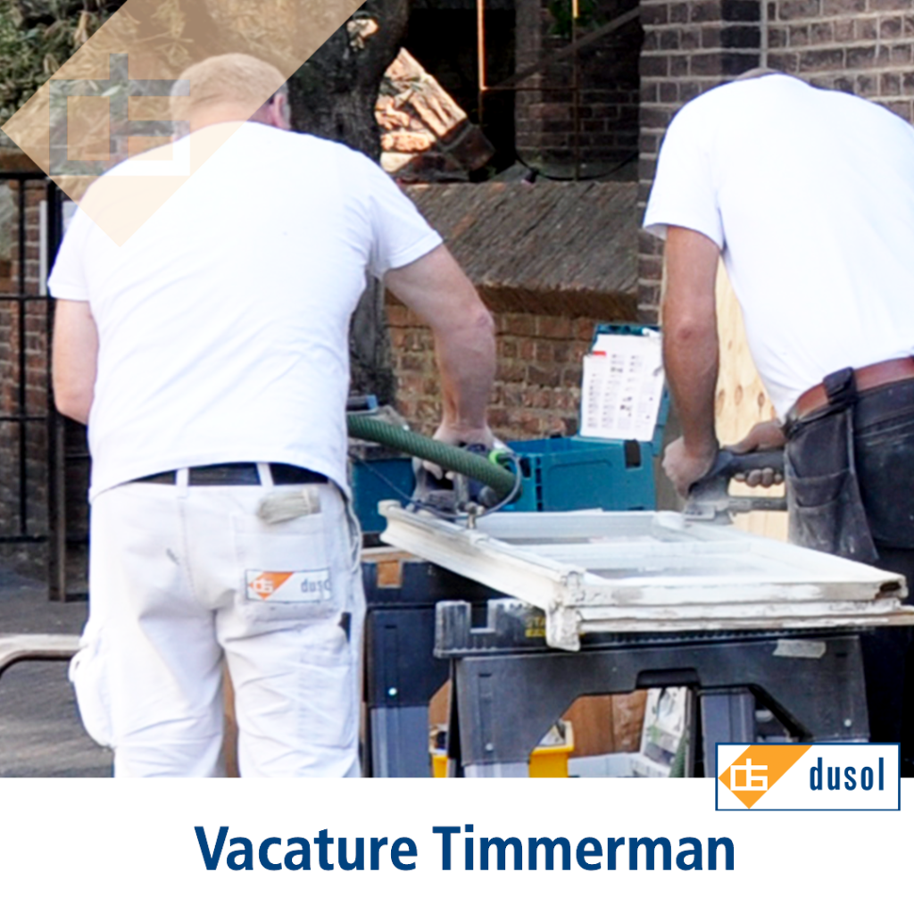 Vacature Timmerman/vrouw bij Dusol Vastgoedonderhoud