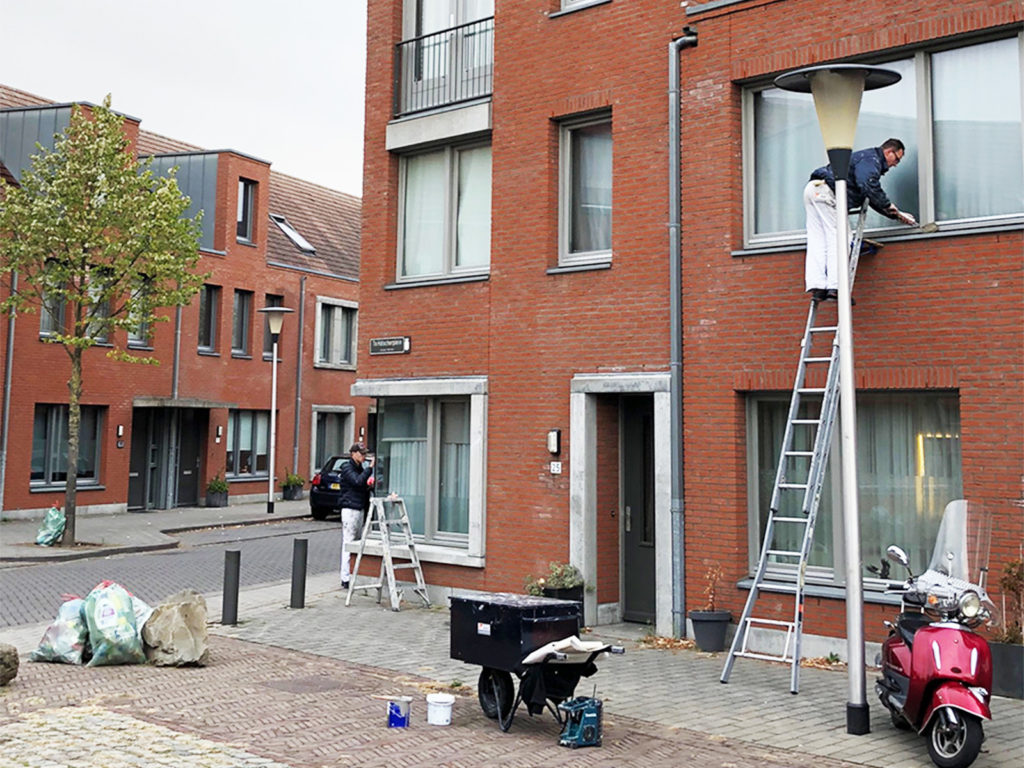 Volksbelang Zonnekwartier Helmond schilderonderhoud 48 woningen